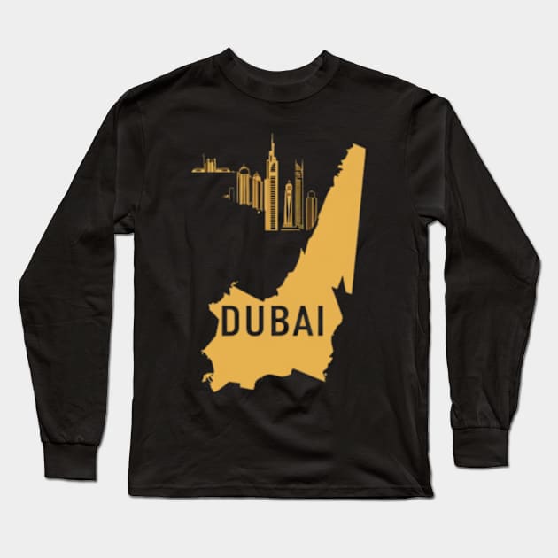 Dubai Long Sleeve T-Shirt by TshirtMA